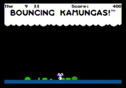 Bouncing Kamungas for Apple II - Squashed by a bouncing kamunga!