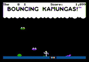 Bouncing Kamungas for Apple II - Earn bonus points for harvesting your crops.
