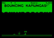 Bouncing Kamungas for Apple II - Squashed by a kamunga!