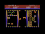 Storm for Commodore 16 & Plus/4 - Walk over the "E" icon to cause a few walls to disappear.