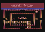 Storm for Atari 8-bit - Title screen.