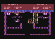 Storm for Atari 8-bit - Attacking opponents...