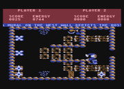 Storm for Atari 8-bit - Some of the confusing blocks are actually fog that you can walk through.