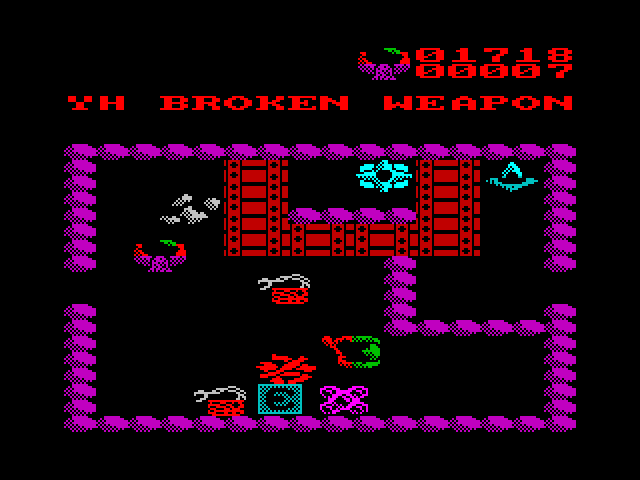 Storm ZX Spectrum Screenshot: One of many rooms in the game...