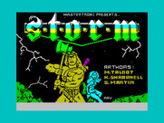 Storm for ZX Spectrum - Loading screen.