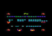 Storm for Amstrad CPC - The main menu.
