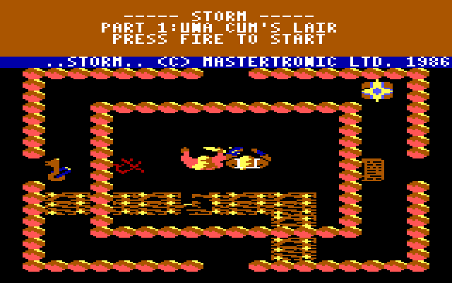 Storm IBM PC/Compatibles Screenshot: Game start.