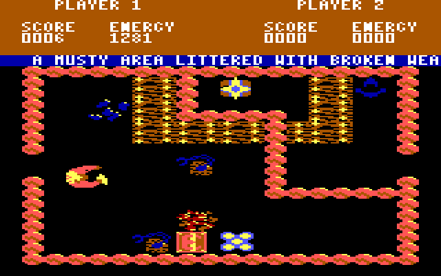 Storm IBM PC/Compatibles Screenshot: This area is littered with broken weapons.