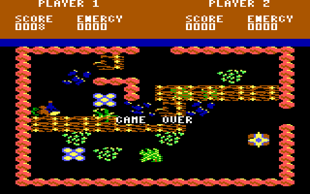 Storm IBM PC/Compatibles Screenshot: Game over.
