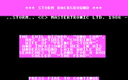 Storm for IBM PC/Compatibles - Game instructions, part 1.