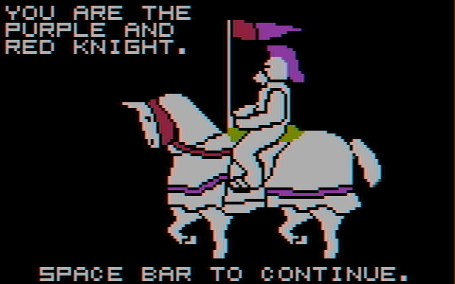 Memory Castle IBM PC/Compatibles Screenshot: Remember this, you'll need it later...