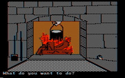 Memory Castle for IBM PC/Compatibles - Starting out at the fireplace...do what here?