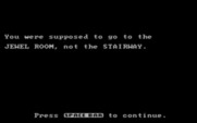 Memory Castle for IBM PC/Compatibles - Oops, game over...