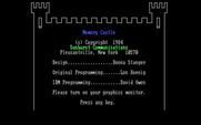 Memory Castle for IBM PC/Compatibles - Title and credits screen.