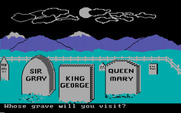 Memory Castle for IBM PC/Compatibles - You were told to visit one of these graves...but which one?