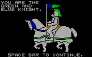 Memory Castle for IBM PC/Compatibles - Each time you play the game you are assigned different colors.