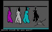 Memory Castle for IBM PC/Compatibles - Pick a cloak...