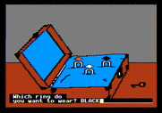 Memory Castle for Apple II - Picking up the proper ring...