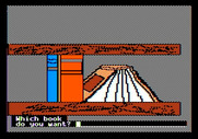 Memory Castle for Apple II - You are told to get a specific book in the library.