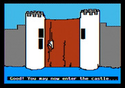 Memory Castle for Apple II - You may now enter...