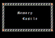 Memory Castle for Apple II - Title screen.