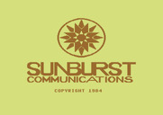Memory Castle for Commodore 64 - Sunburst Communications logo.