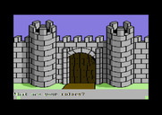 Memory Castle for Commodore 64 - Game start.