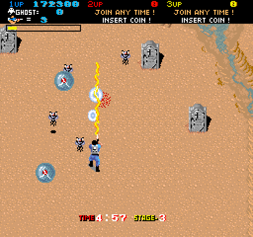 Real Ghostbusters, The Arcade Screenshot: Level 3 start.