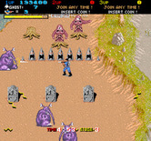 Real Ghostbusters, The for Arcade - Don't step on those spikes, they're deadly!