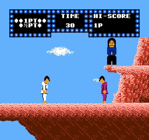 Karate Champ NES / Famicom Screenshot: Game start!
