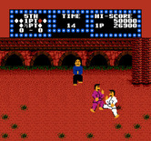 Karate Champ for NES / Famicom - 14 seconds left for this fight...