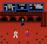 Karate Champ for NES / Famicom - Fight begins.