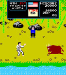 Karate Champ for Arcade - Fight this bull in the challenge stage!