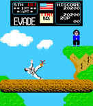 Karate Champ for Arcade - Hit by a flower pot!