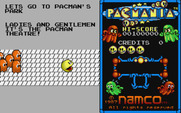 Pac-Mania for Atari ST - Starting the Pac-Man theatre level.