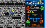 Pac-Mania for Atari ST - Pac-Man can chase the ghosts when they are blue.