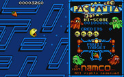 Pac-Mania for Atari ST - Eat the strawberry for bonus points.