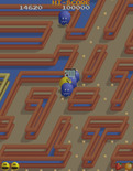 Pac-Mania for Arcade - Earn bonus points for eating ghosts...