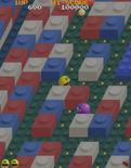 Pac-Mania for Arcade - Game start.