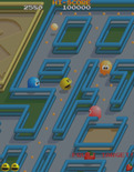 Pac-Mania for Arcade - Careful, don't get cornered by ghosts!