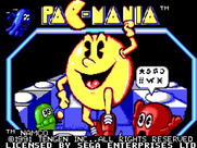 Pac-Mania for Sega Master System - Title screen.