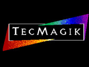Pac-Mania for Sega Master System - TecMagik logo screen.