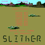 Slither for Arcade - Title screen.