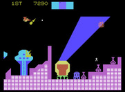 Cosmic Avenger for ColecoVision - That was close! Almost hit by a missile...