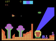 Cosmic Avenger for ColecoVision - Game start.