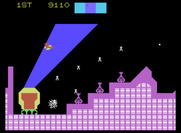 Cosmic Avenger for ColecoVision - Shoot those things on the ground to stop them from firing at you...