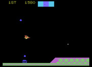 Cosmic Avenger for ColecoVision - This area is rather open, but there's a lot to avoid...