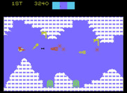 Cosmic Avenger for ColecoVision - Shoot or avoid the missiles that block this narrow passage...
