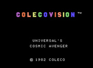Cosmic Avenger for ColecoVision - Colecovision logo and title screen.