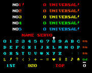 Cosmic Avenger for Arcade - Game over; a new high score!